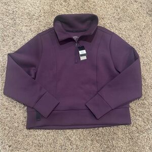 UNRL Purple Quarter-Zip Pullover